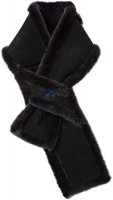 MaikeDiao Women‘s/Men‘s Genuine Sheepskin Shearling Wool (not sherpa) Scarf